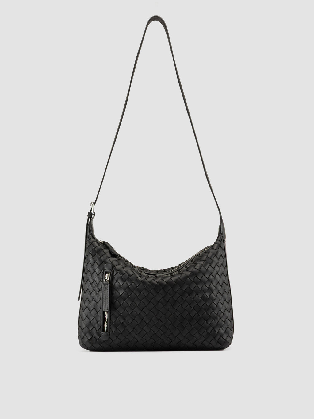 ARMOR 024 - Black Leather Shoulder Bags - image OCBARMO24GAMBL1000TU0 - 1