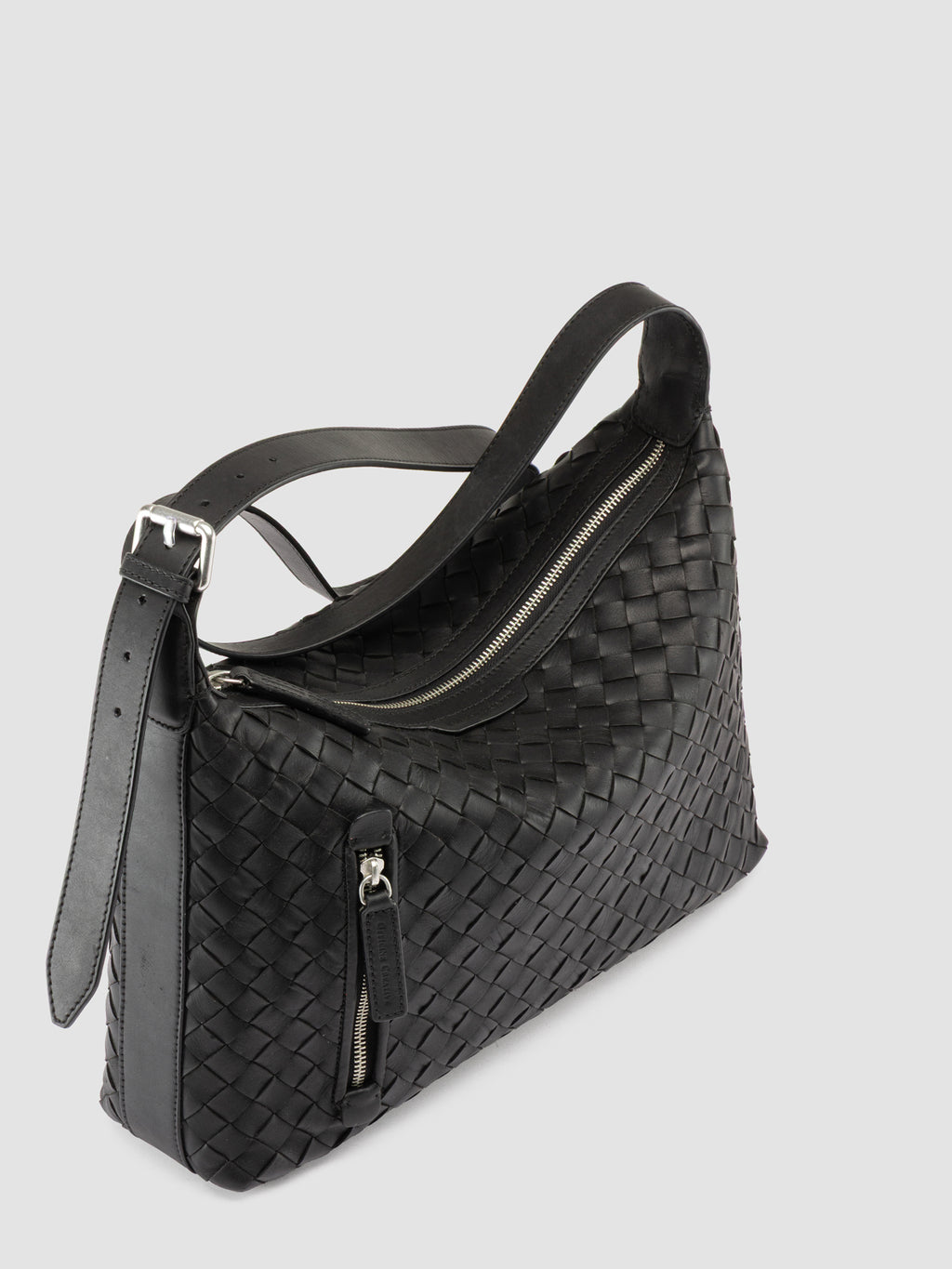 ARMOR 024 - Black Leather Shoulder Bags - image OCBARMO24GAMBL1000TU0 - 2