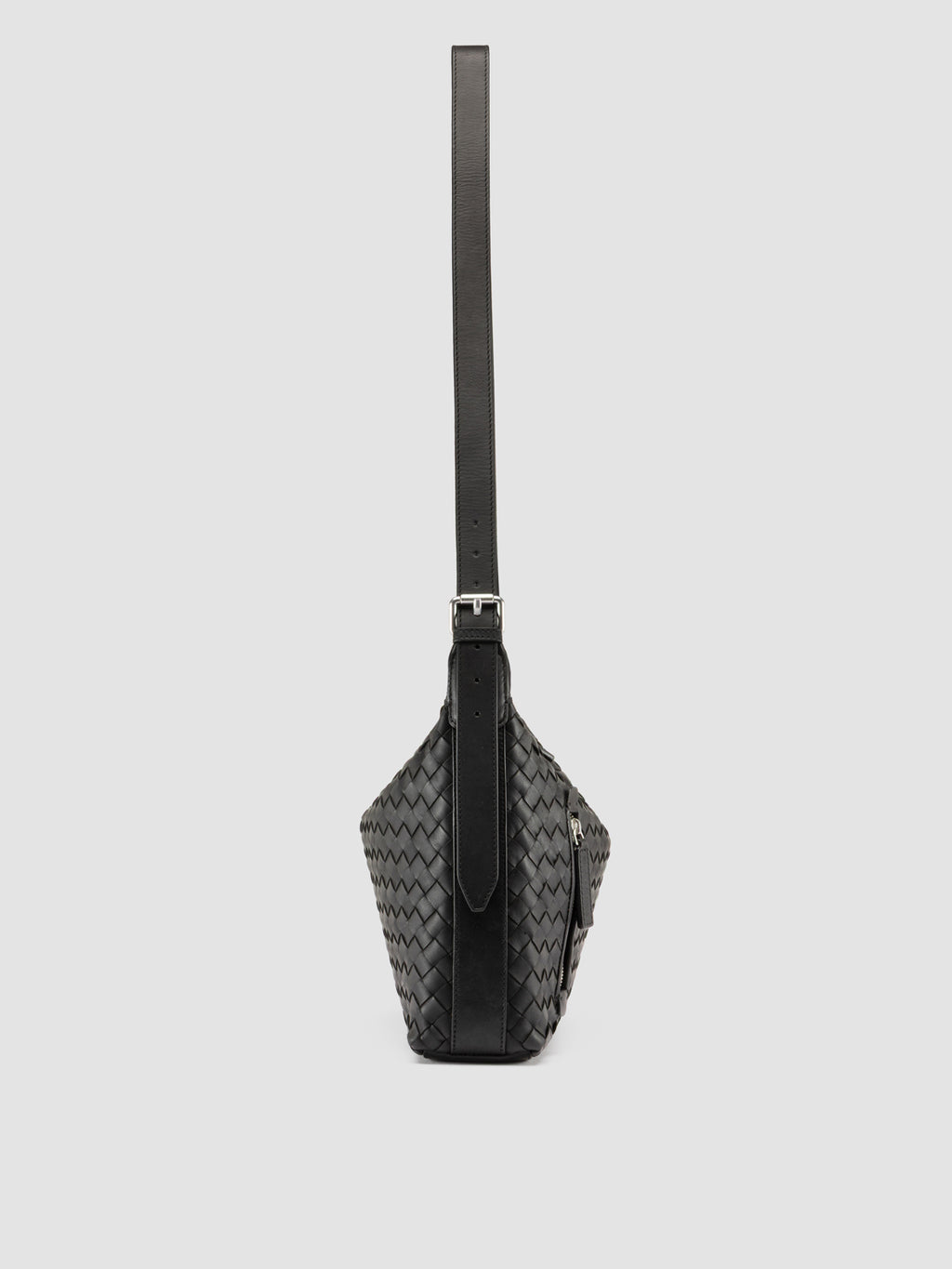 ARMOR 024 - Black Leather Shoulder Bags - image OCBARMO24GAMBL1000TU0 - 3