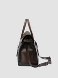 BOSTONIAN 001 - Brown Leather Weekender - thumb image 6,side view