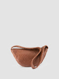 OC CLASS 068 - Brown Woven Leather Crossbody Bag - 3