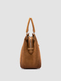 QUENTIN 009 - Brown Suede Bag - thumb image 4,side view