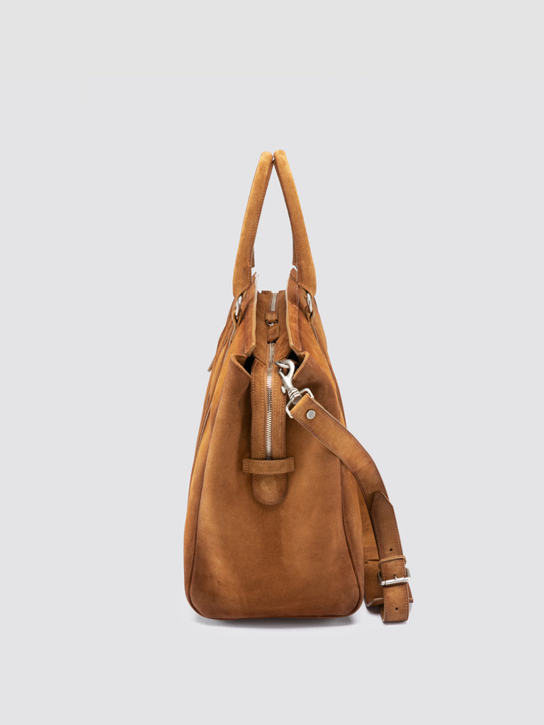 QUENTIN 009 - Brown Suede Bag