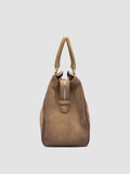 QUENTIN 009 - Taupe Suede Bag - 2