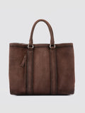 QUENTIN 021 - Brown Suede Briefcase - 0