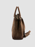 QUENTIN 021 - Brown Suede Briefcase - 4