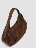 GHINZA 002 - Brown Suede Shoulder Bags - image OCBGHI002NABU4F290TU0 - 2