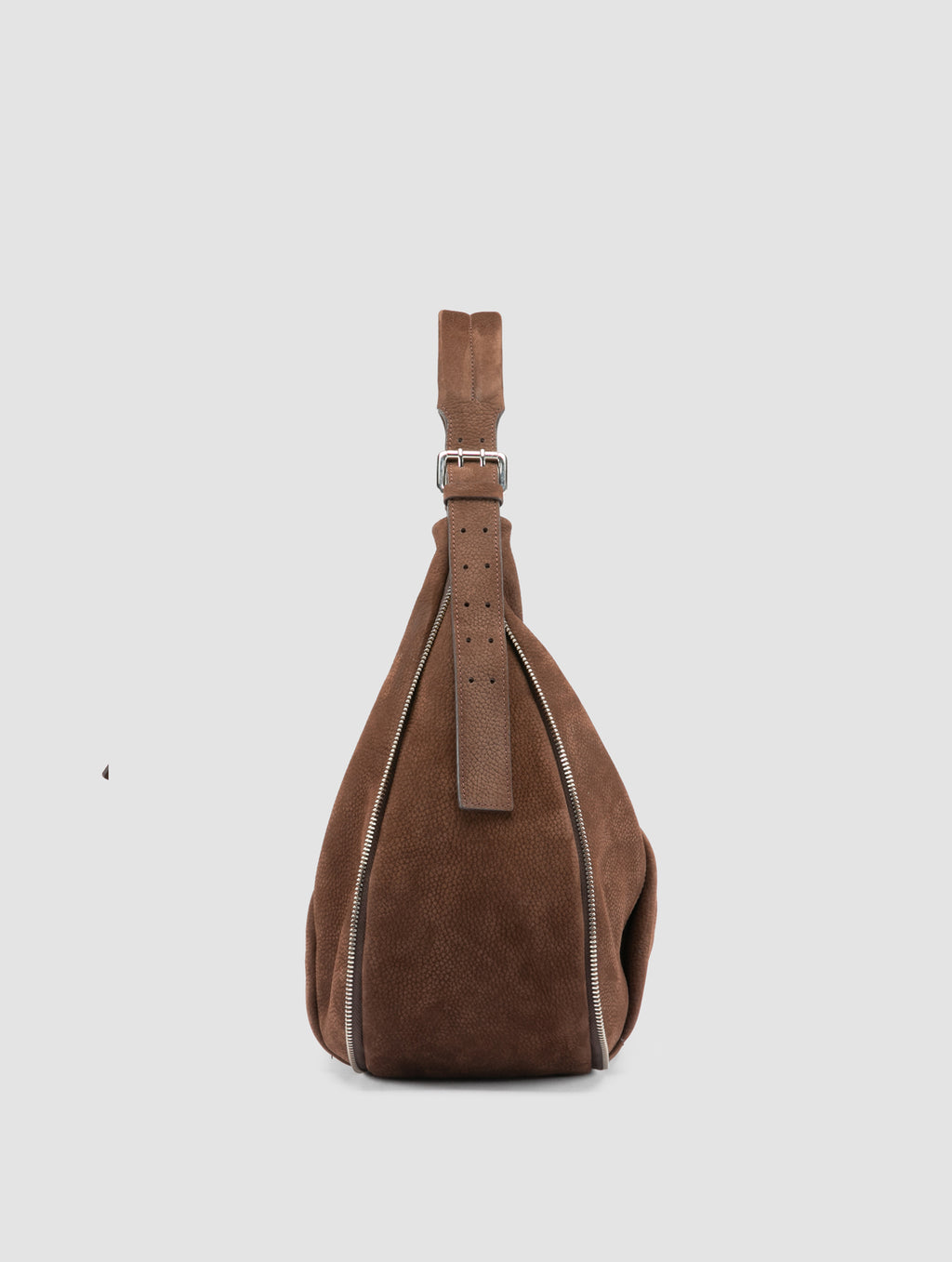 GHINZA 002 - Brown Suede Shoulder Bags - image OCBGHI002NABU4F290TU0 - 3