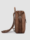 JULES 005 - Brown Suede Backpack - 2