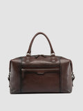 JULES 006 - Brown Leather Travel Bag - thumb image 1,side view