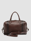 JULES 006 - Brown Leather Travel Bag - thumb image 4,side view