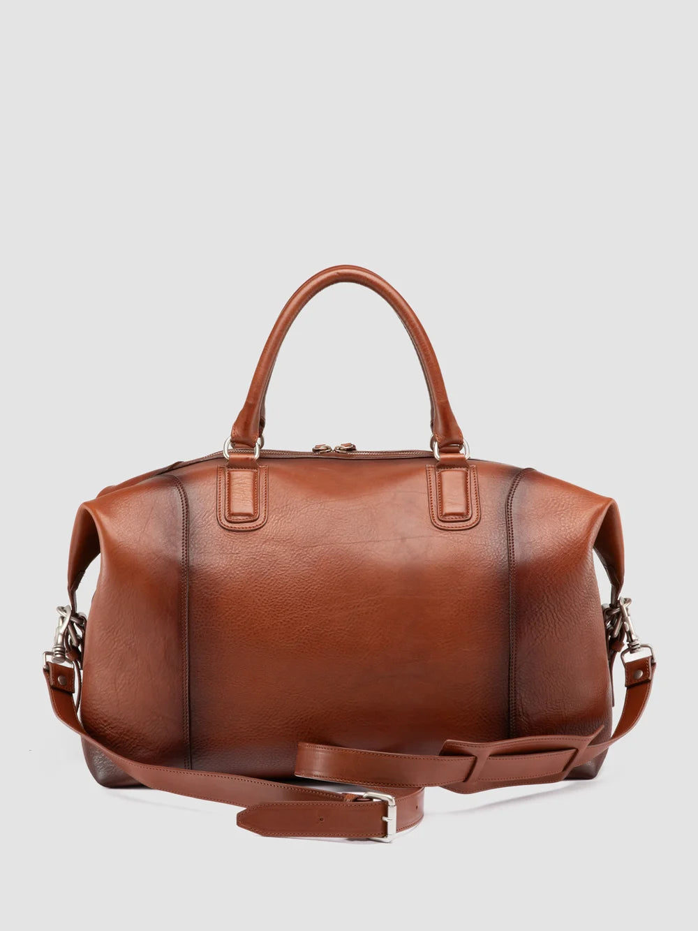 JULES 006 - Brown Leather Travel Bag – Officine Creative