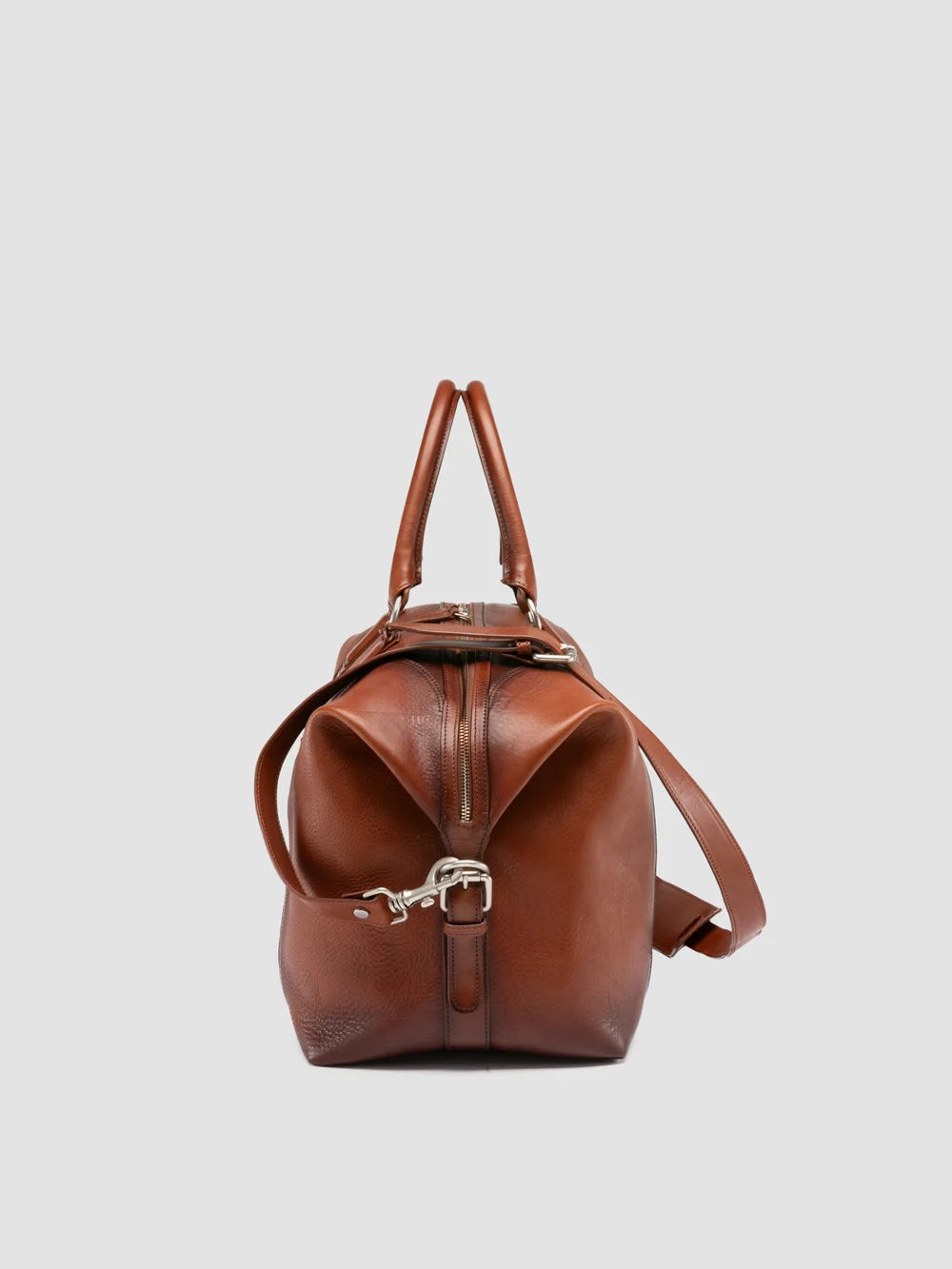 JULES 006 - Brown Leather Travel Bag – Officine Creative