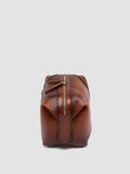 JULES 008 - Brown Leather Pouch - thumb image 5,side view