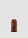 JULES 009 - Brown  Leather Briefcase - thumb image 4,side view