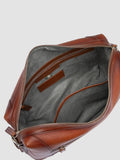 JULES 009 - Brown  Leather Briefcase - thumb image 7,side view