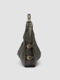JULIE 015 - Green Leather Shoulder Bag - thumb image 5,side view
