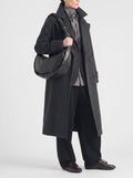 BOLINA 046 - Black Leather Crossbody Bag - thumb image 2,side view