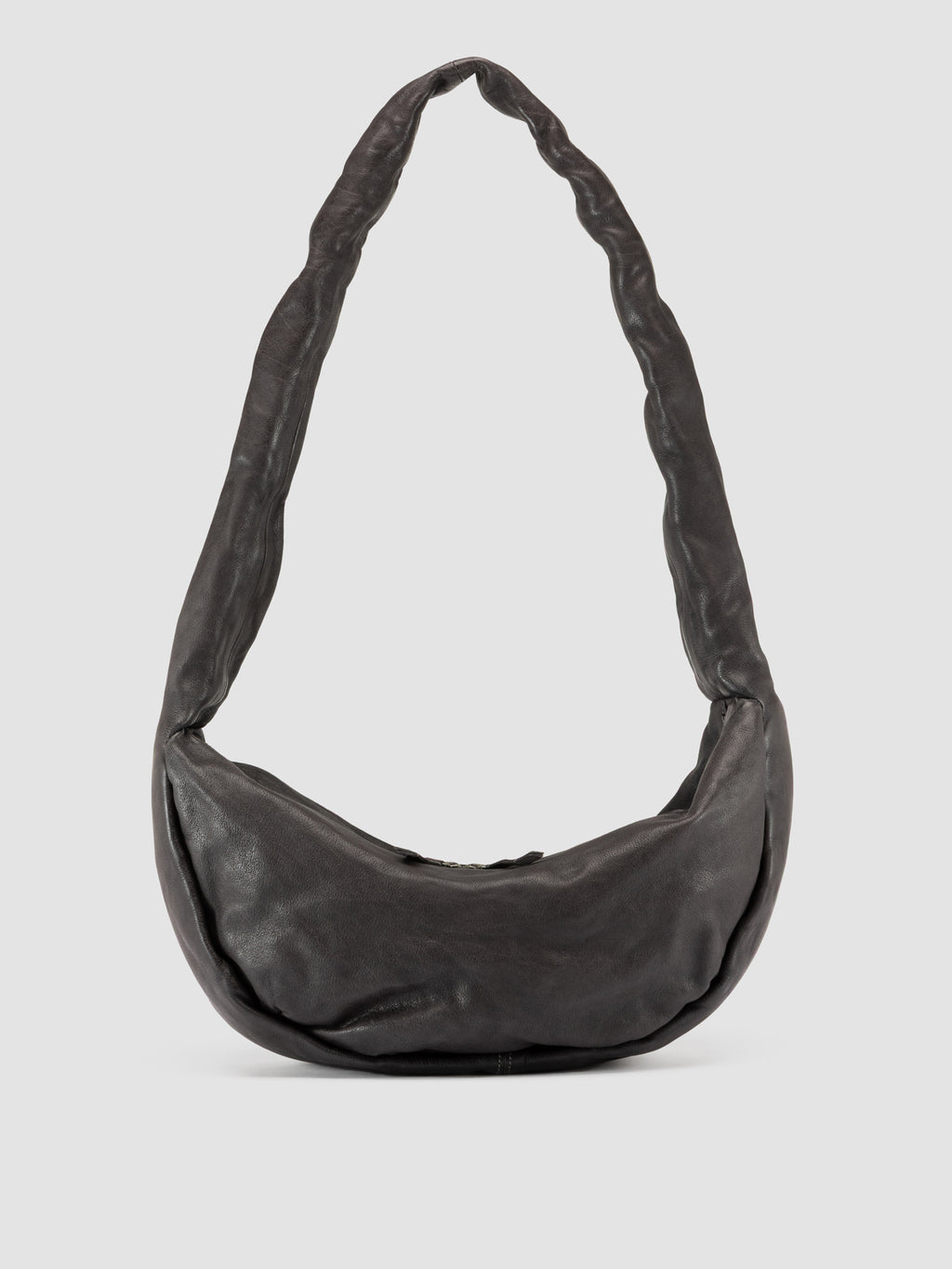 BOLINA 046 - Grey Leather Crossbody Bag - image OCBKNOT46IGNIS1200TU0 - 1