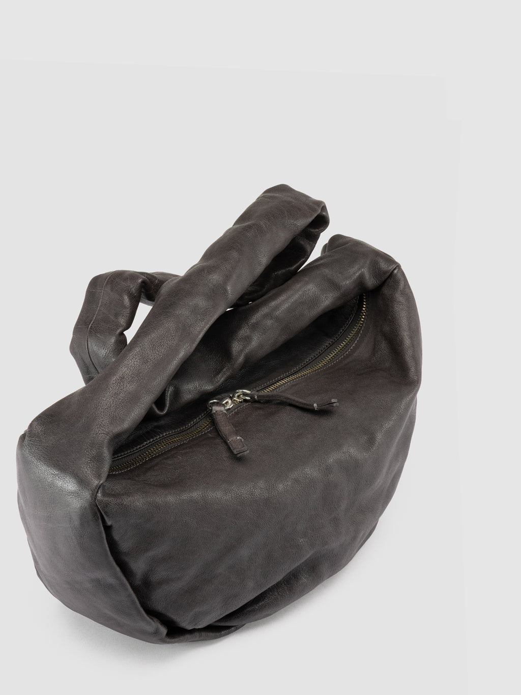 BOLINA 046 - Grey Leather Crossbody Bag - image OCBKNOT46IGNIS1200TU0 - 2