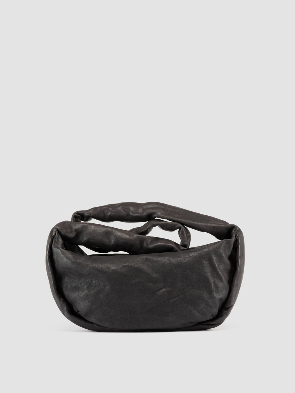 BOLINA 046 - Grey Leather Crossbody Bag - image OCBKNOT46IGNIS1200TU0 - 4