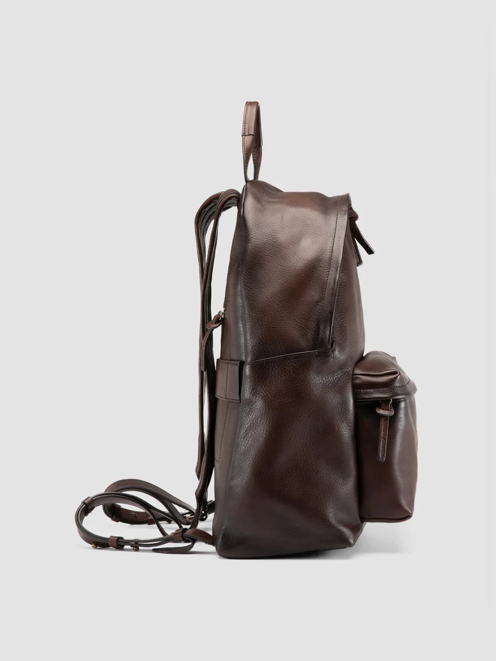 OC PACK 001 - Brown Leather Backpack - 2