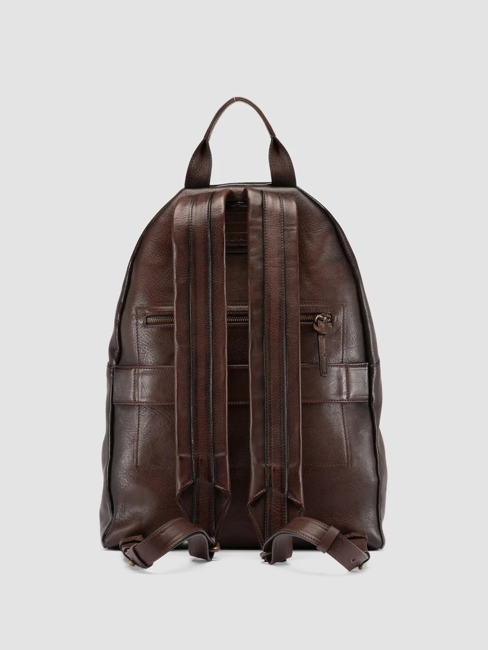 OC PACK 001 - Brown Leather Backpack - 3