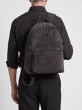 OC PACK 001 - Grey Suede Backpack - thumb image 2,side view
