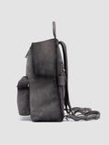 OC PACK 001 - Grey Suede Backpack - thumb image 5,side view