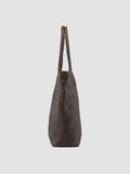 RAQUEL 002 - Brown Leather Shoulder Bag - thumb image 3,side view