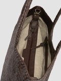 RAQUEL 002 - Brown Leather Shoulder Bag - thumb image 6,side view