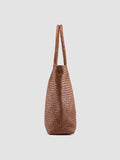 RAQUEL 002 - Brown Leather Shoulder Bag - thumb image 3,side view