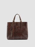 RARE 050 - Brown Leather Briefcase - thumb image 1,side view