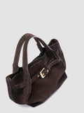 SADDLE 028 - Brown Suede Handle Bag - image OCBSADD28LIGC3G110TU0 - 2