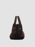 SADDLE 028 - Brown Suede Handle Bag - image OCBSADD28LIGC3G110TU0 - 3