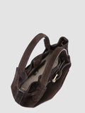 SADDLE 028 - Brown Suede Handle Bag - image OCBSADD28LIGC3G110TU0 - 6