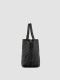 VICKY 001 - Black Leather Handle Bag - image OCBVIC001BUTMI1000TU0 - 4