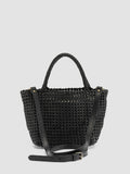 VICKY 001 - Black Leather Handle Bag - image OCBVIC001BUTMI1000TU0 - 5