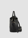VICKY 001 - Black Leather Handle Bag - image OCBVIC001BUTMI1000TU0 - 6