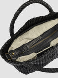 VICKY 001 - Black Leather Handle Bag - image OCBVIC001BUTMI1000TU0 - 7