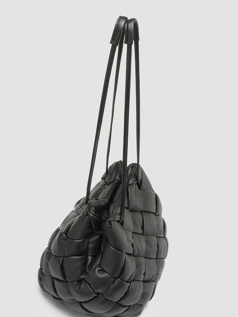 OC CLASS 059 Massive Nero - Black Leather Handbag