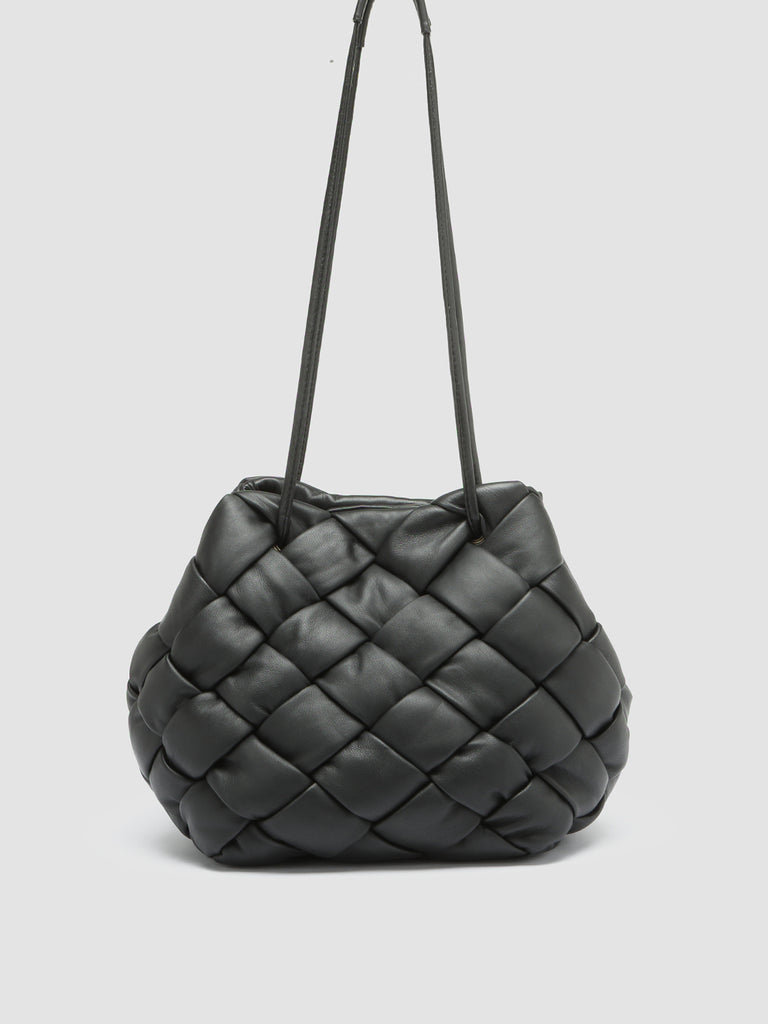 OC CLASS 059 Nero - Black Leather Handbag