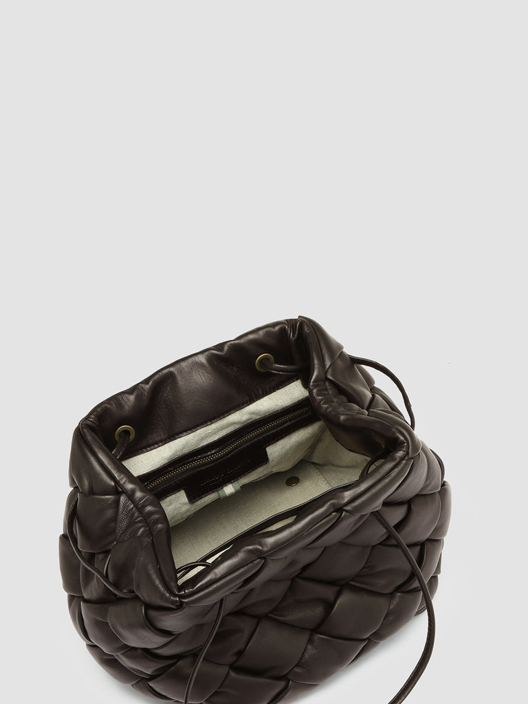 OC CLASS/059 Testa Di Moro - Brown Leather Shoulder Bag