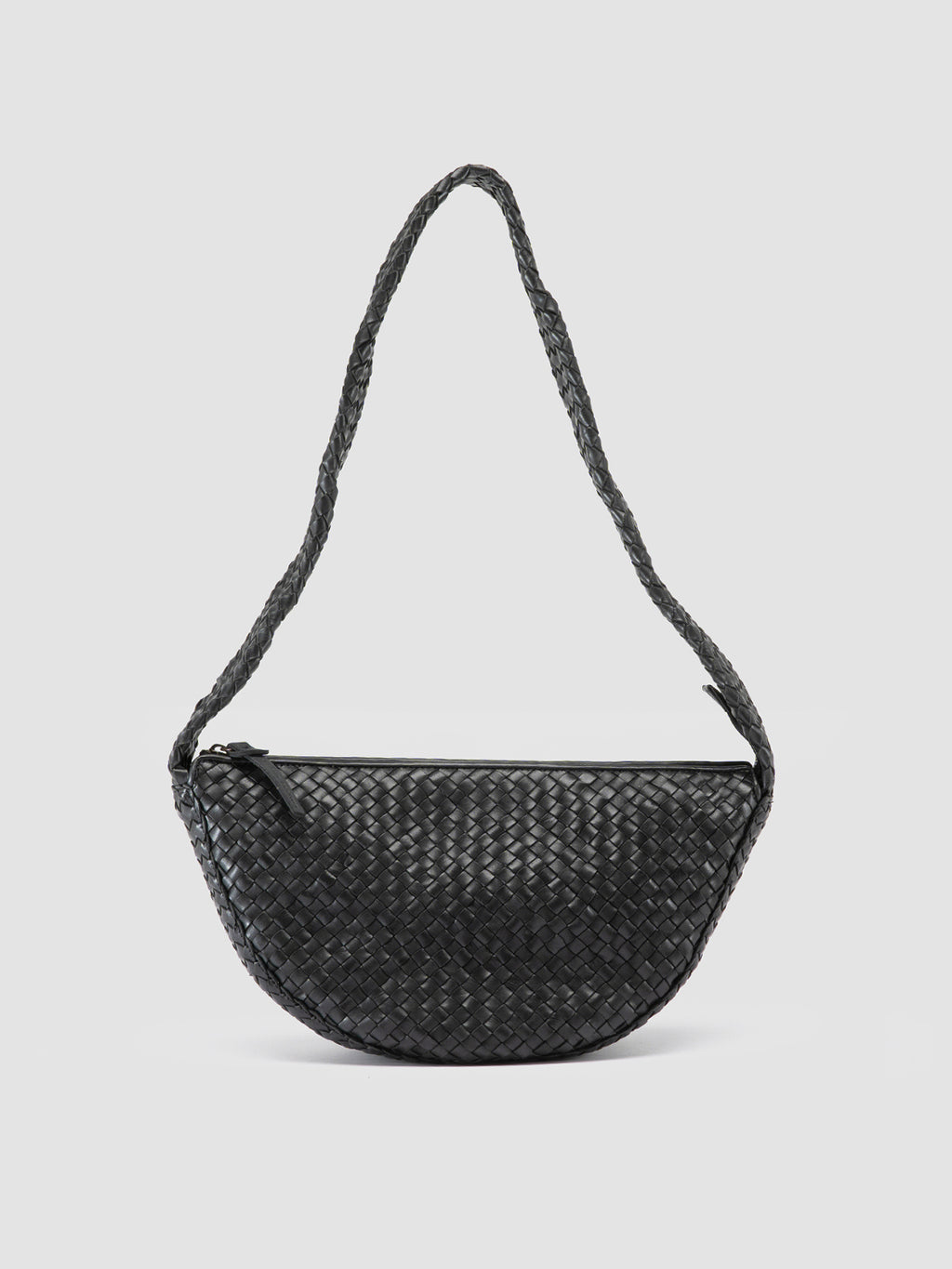 OC CLASS 068 - Black Leather Crossbody Bag - 0