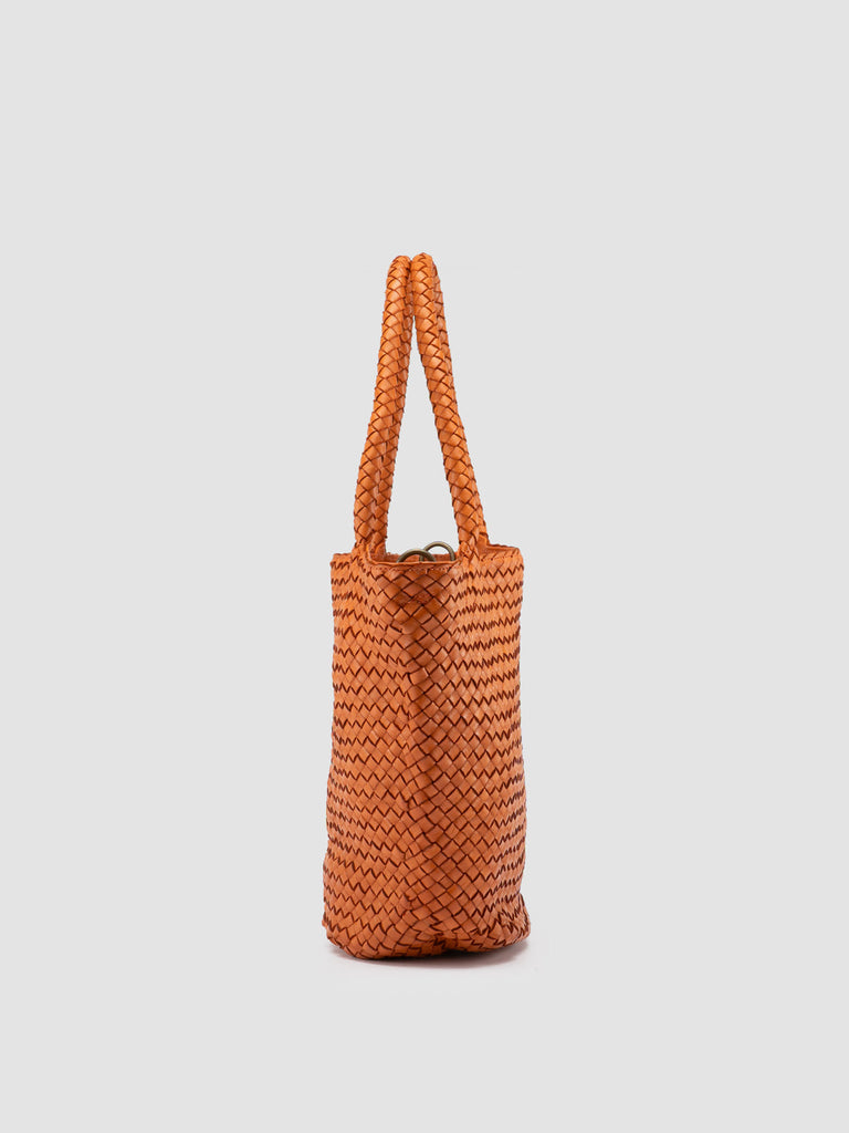 OC CLASS 072 - Orange Leather Shoulder Bag