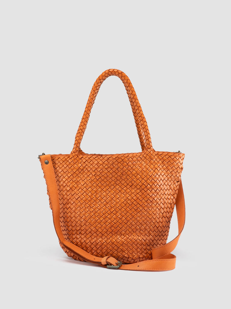 OC CLASS 072 - Orange Leather Shoulder Bag