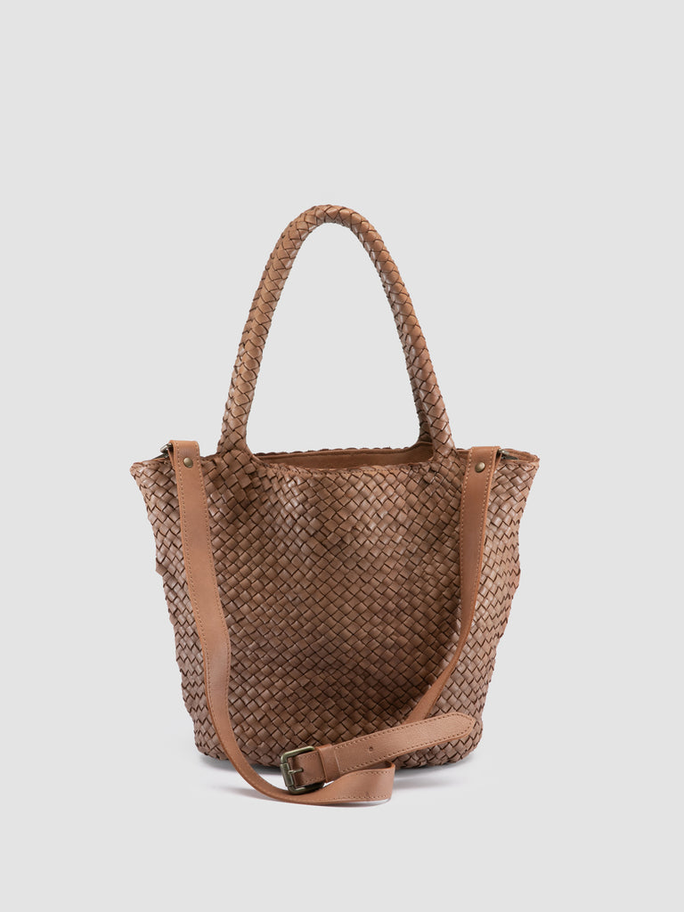 OC CLASS/072 - Brown Leather Shoulder Bag