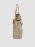 OC CLASS 35 Woven - Gold Leather Tote Bag