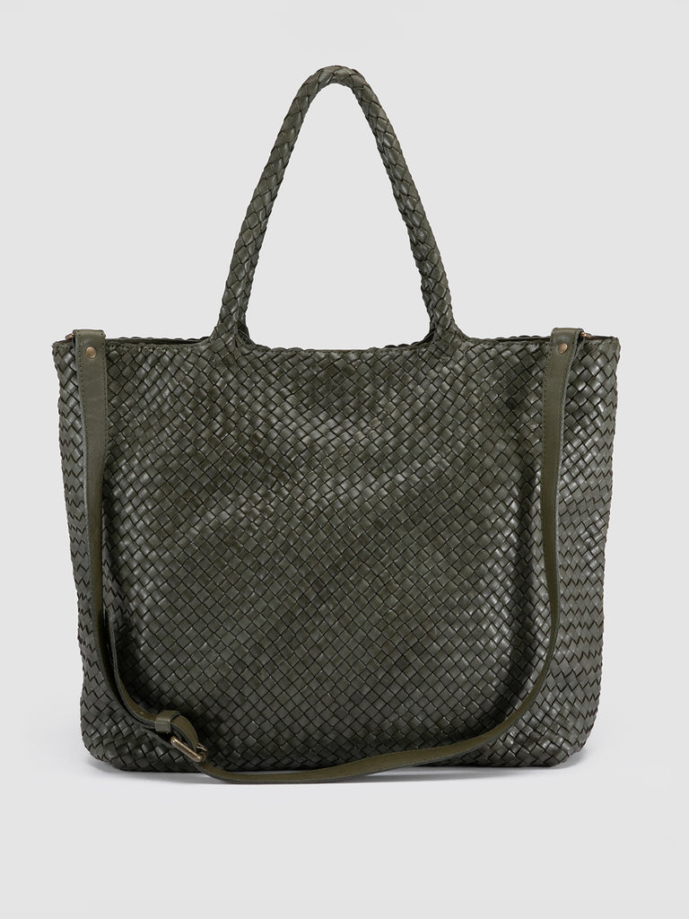 OC CLASS 35 - Green Leather Shoulder Bag