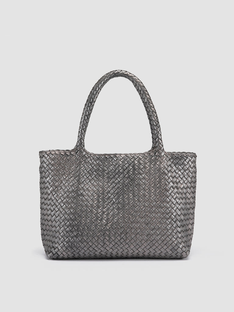 OC CLASS 48 - Gray Leather tote bag